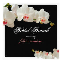 Orchidée de PixDezines/arrière - plan nuptiale du  Faire-part Personnalisés