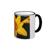 Orchidée jaune mug à café