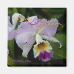 Orchidée pourpre • Sauvez l'aimant de date