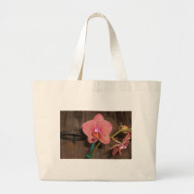 orchidée repérée sac en toile