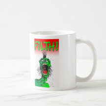 Ordures comiques tasse à café