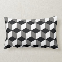 oreiller de la géométrie d'illusion optique