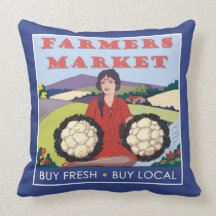 Oreiller de MoJo d'Américain du marché de l'agricu
