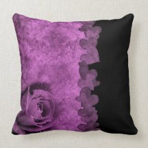 Oreiller de MoJo de rose de pourpre et d'Américain