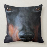 Oreiller réaliste de Mojo d'Américain de dobermann oreillers american