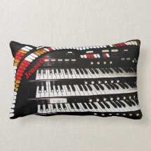 Organe antique réversible de coussin lombaire/rayu