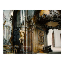 Organe de Riepp en carte postale d'Ottobeuren