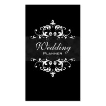 Organisateur élégant 2 de mariage de carte de visi