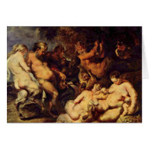 Orgie par Rubens Peter Paul (la meilleure qualité) Carte