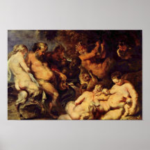 Orgie par Rubens Peter Paul (la meilleure qualité) Posters