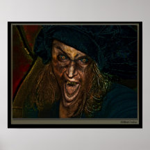 Original d'impression d'affiche de sorcière de Wit