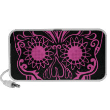 Original Drawn By Artist Sugar Skull Portable Speakers