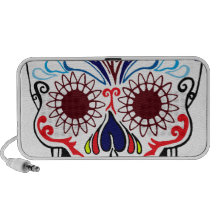 Original Drawn By Artist Sugar Skull Portable Speaker