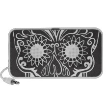 Original Drawn By Artist Sugar Skull Mini Speakers