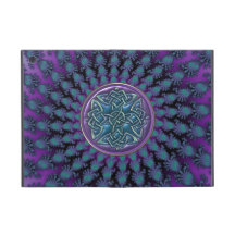 Original Metallic Celtic Knot Fractal Design Cover For iPad Mini
