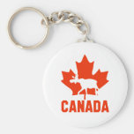 Orignaux du Canada Porte-clefs