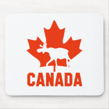 Orignaux du Canada Tapis De Souris