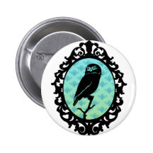 Ornated a encadré le hibou pin's avec agrafe