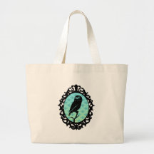 Ornated a encadré le hibou sac en toile