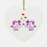 Ornement chanceux de Saint-Valentin d'auriculaire