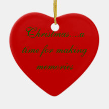 Ornement d'amour et de souvenirs de Noël