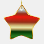 Ornement d'arbre d'étoile de Noël