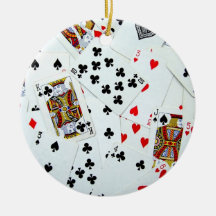 Ornement de cartes de jeu
