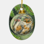 Ornement de chat de Noël