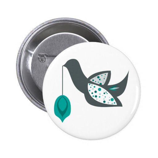 Ornement de colombe de tortue pin's avec agrafe
