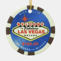 Ornement de flambeur de Las Vegas