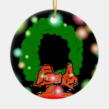 Ornement de guirlande de Noël