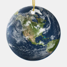 Ornement de la terre de planète