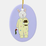 Ornement de lapin heure du coucher