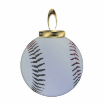 Ornement de Noël de base-ball Photo En Découpe