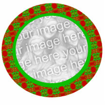 Ornement de Noël de cadre de photo Découpages En Acrylique