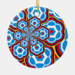 Ornement de Noël de fleur de neige de Valuegem