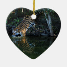 Ornement de Noël de tigre de Bengale