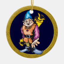 Ornement de Noël des elfes de Père Noël