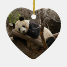 Ornement de Noël d'ours panda