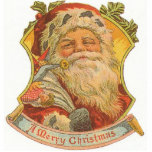 ORNEMENT DE NOËL DU PÈRE NOËL PHOTO EN RELIEF