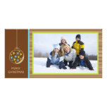 Ornement de Noël - photocard de Noël photocartes