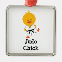 Ornement de poussin de judo