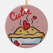 Ornement de tarte de Cutie