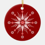 Ornement décoratif de flocon de neige