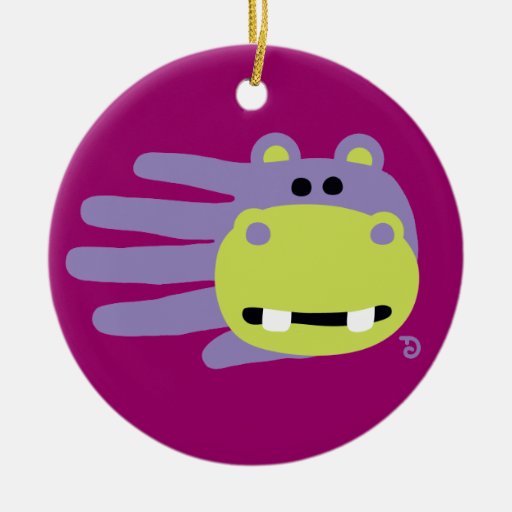 Ornement d'hippopotame