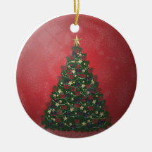 Ornement en céramique de globe de neige de Noël