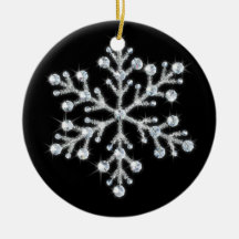 Ornement en cristal de flocon de neige