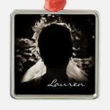 Ornement fait sur commande de mariage de photo de 