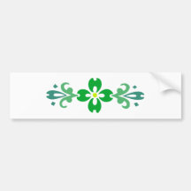Ornement feuille leaf adhésif pour voiture