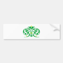Ornement feuille leaf autocollant pour voiture